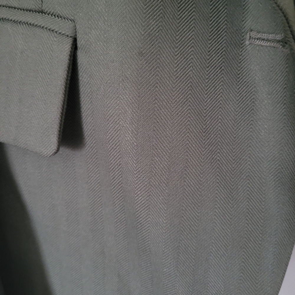 Women's Olive Green Tailored Blazer - Banana Republic - Size 6 - Picture 4 of 5